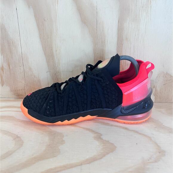Nike - Air Zoom Max Lebron 18 - Sneakers - Black - Big Kid's - 5.5Y - CW2760-009 - Picture 4 of 9